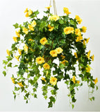Artificial Trailing Flower Vine 90cm, UV Resistant, 44 Blooms