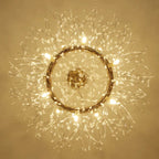 Gold Cut Glass Flower Chandelier with Adjustable Drop, E27