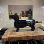 Dachshund Wine Bottle Holder in Resin, Six Colours