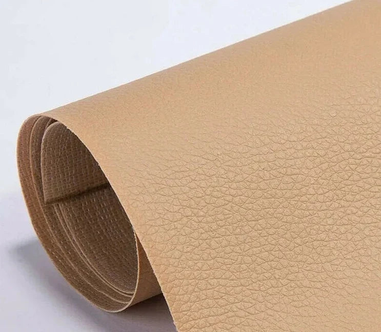 Self-Adhesive Leather Look Repair Patch, 50x138 cm, Cuttable