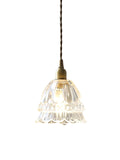 Jellyfish Glass Pendant Light, Clear or Amber Glass