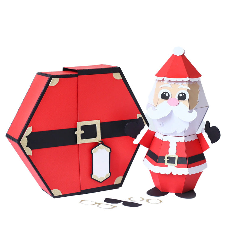 3D Pop-Up Santa Surprise Box, Novelty Christmas Card and Gift