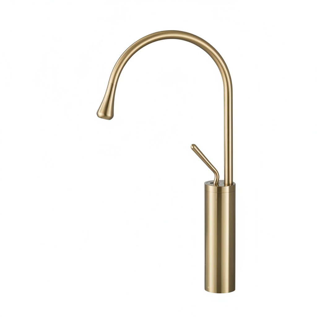 Single-Lever Basin Mixer Tap with High Arc Spout, 5 Finishes