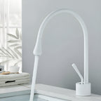 Single-Lever Basin Mixer Tap with High Arc Spout, 5 Finishes