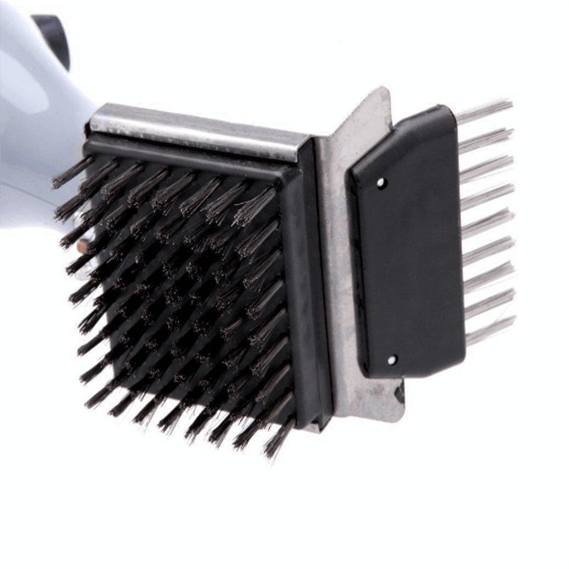 Steam Cleaning BBQ Grill Brush with Stainless Steel Bristles