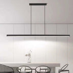 Linear LED Pendant Light, 80-150cm, Black or Brown, Dimmable