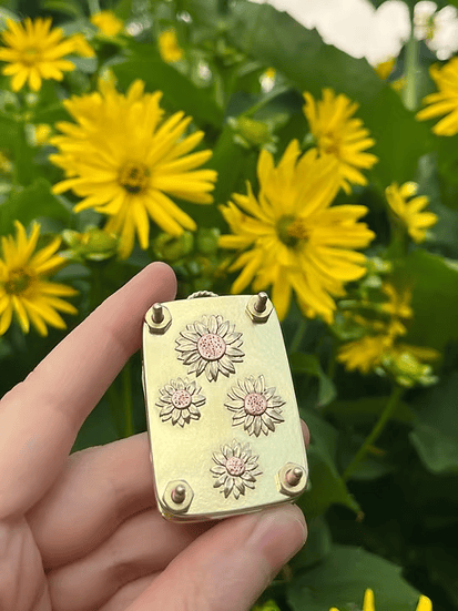 Mini Flower Press with 10 Reusable Blotting Sheets