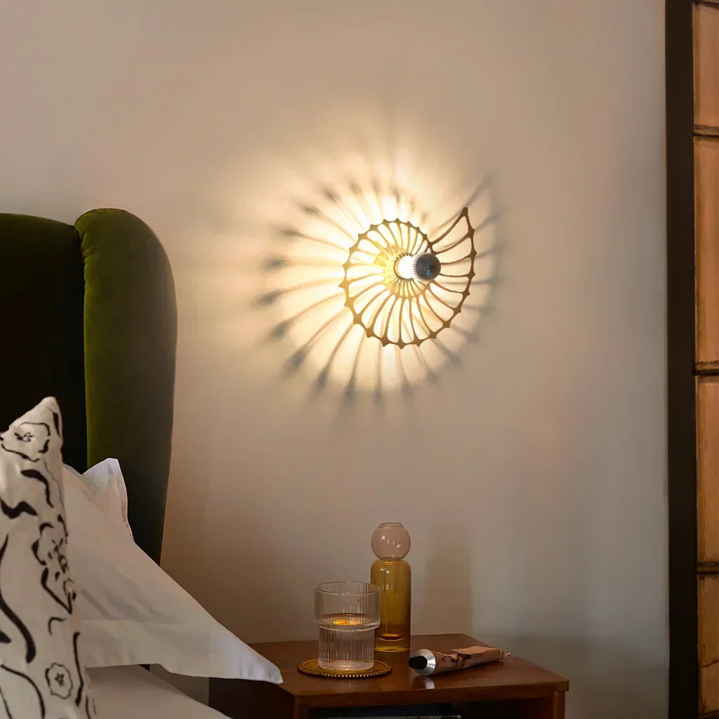 Round Handmade Ceramic Wall Light, 35 to 50 cm, Gold or Black