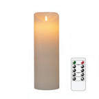 Flameless LED Candle with Moving Wick, Remote and Timer
