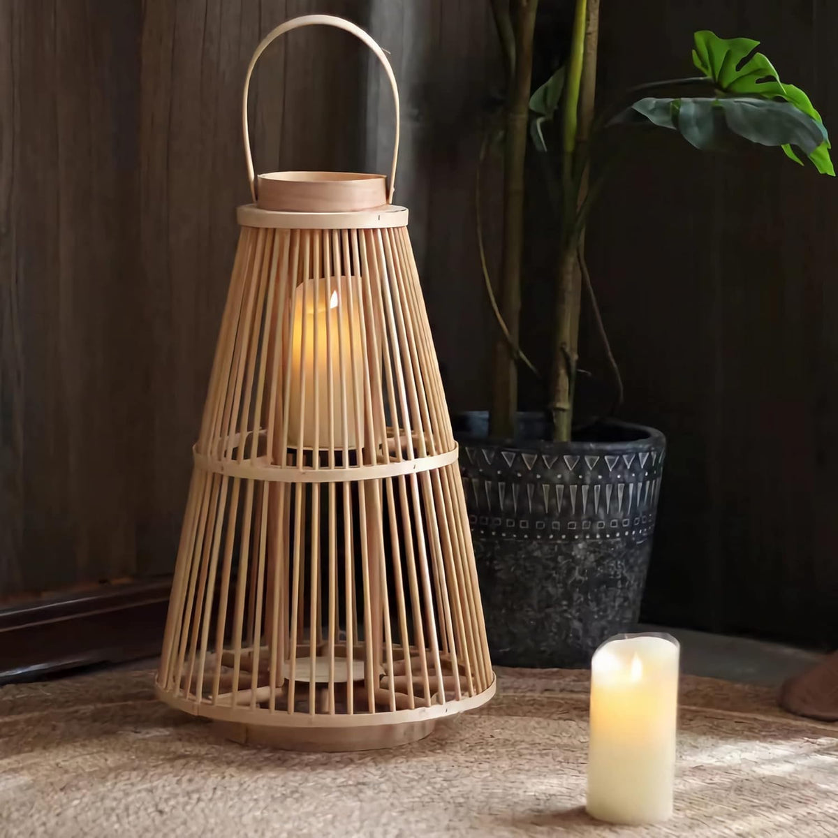 Flameless LED Candle with Moving Wick, Remote and Timer