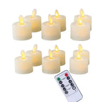 Flameless LED Tealight Candles with Moving Flame