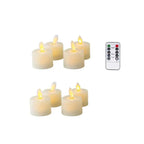 Flameless LED Tealight Candles with Moving Flame