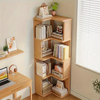Solid Wood Corner Shelf Unit, 162 cm, Wall Mounted