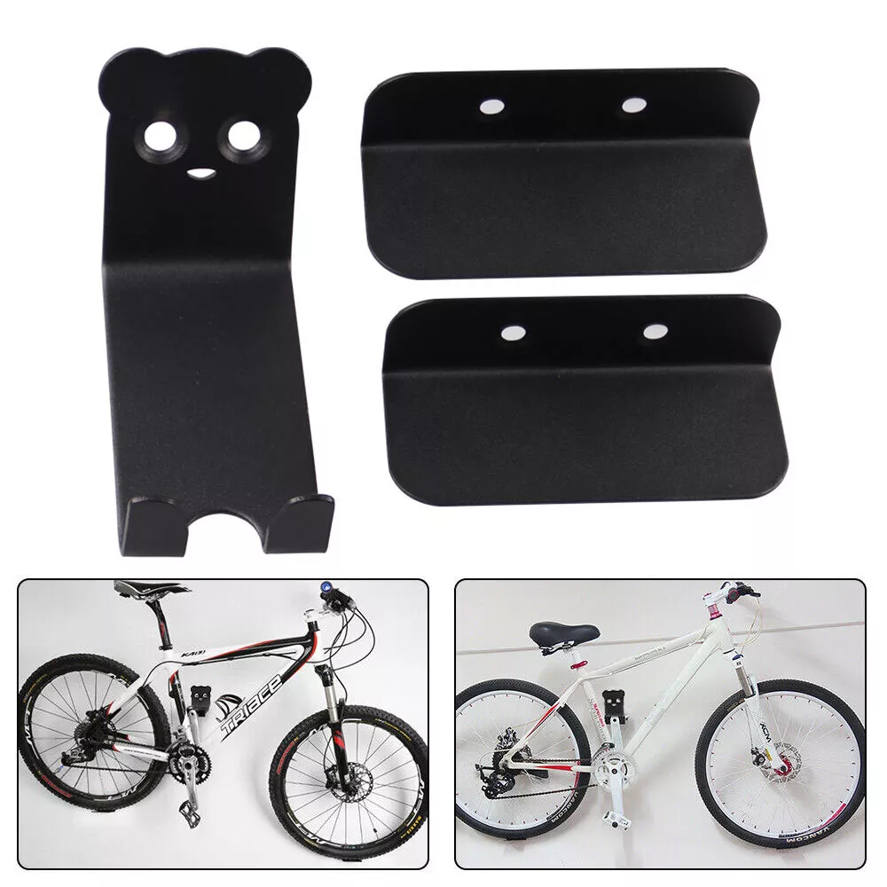 Wall-Mounted Horizontal Bike Rack in Steel, Holds up to 68kg