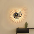 Round Handmade Ceramic Wall Light, 35 to 50 cm, Gold or Black