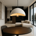 Dimmable Minimalist Pendant Light, 30-50cm, White or Grey