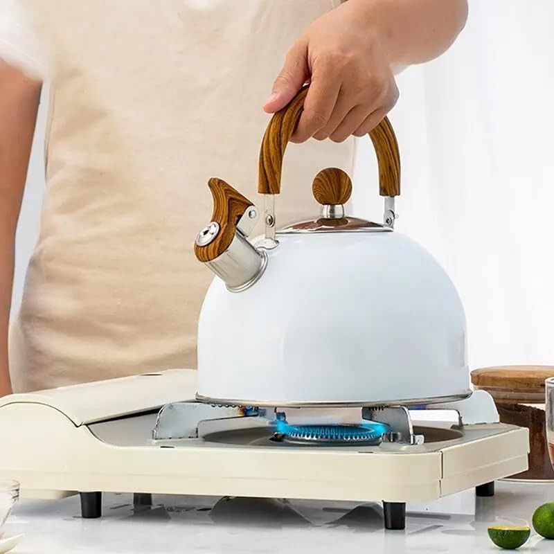 Stainless Steel Whistling Kettle 2.5L or 3L, Induction Ready