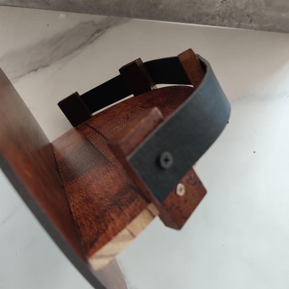 Reclaimed Whisky Barrel Wall Shelf, Rustic Oak, 30 x 30 cm