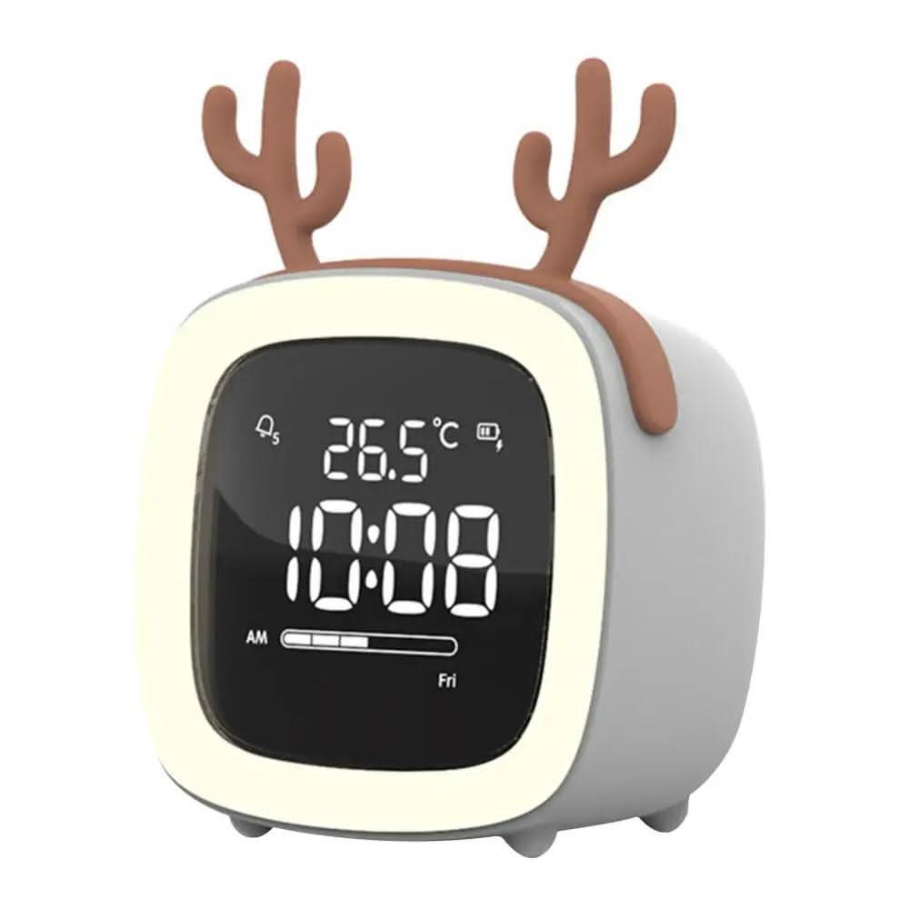 Kids Digital Alarm Clock with Night Light and Temperature