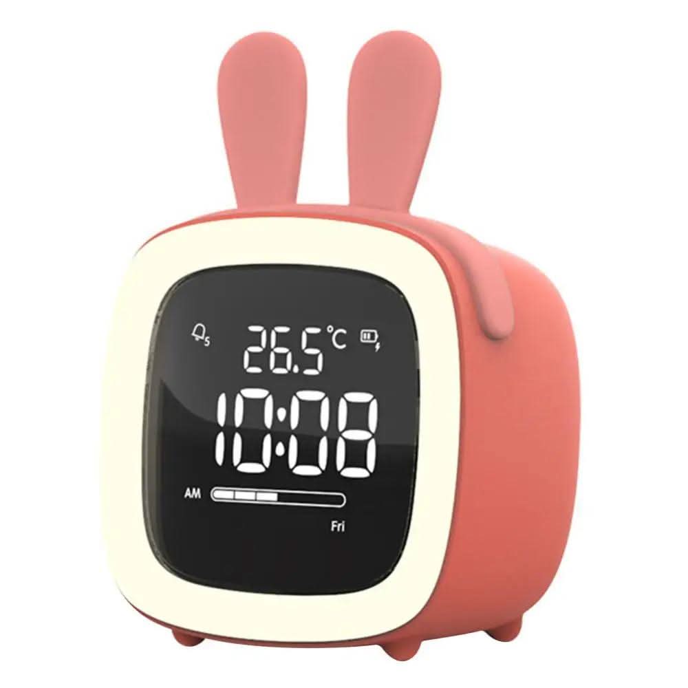 Kids Digital Alarm Clock with Night Light and Temperature