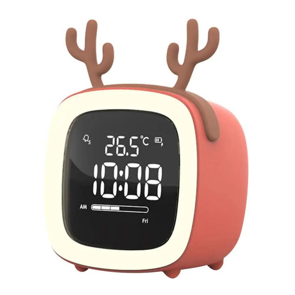 Kids Digital Alarm Clock with Night Light and Temperature