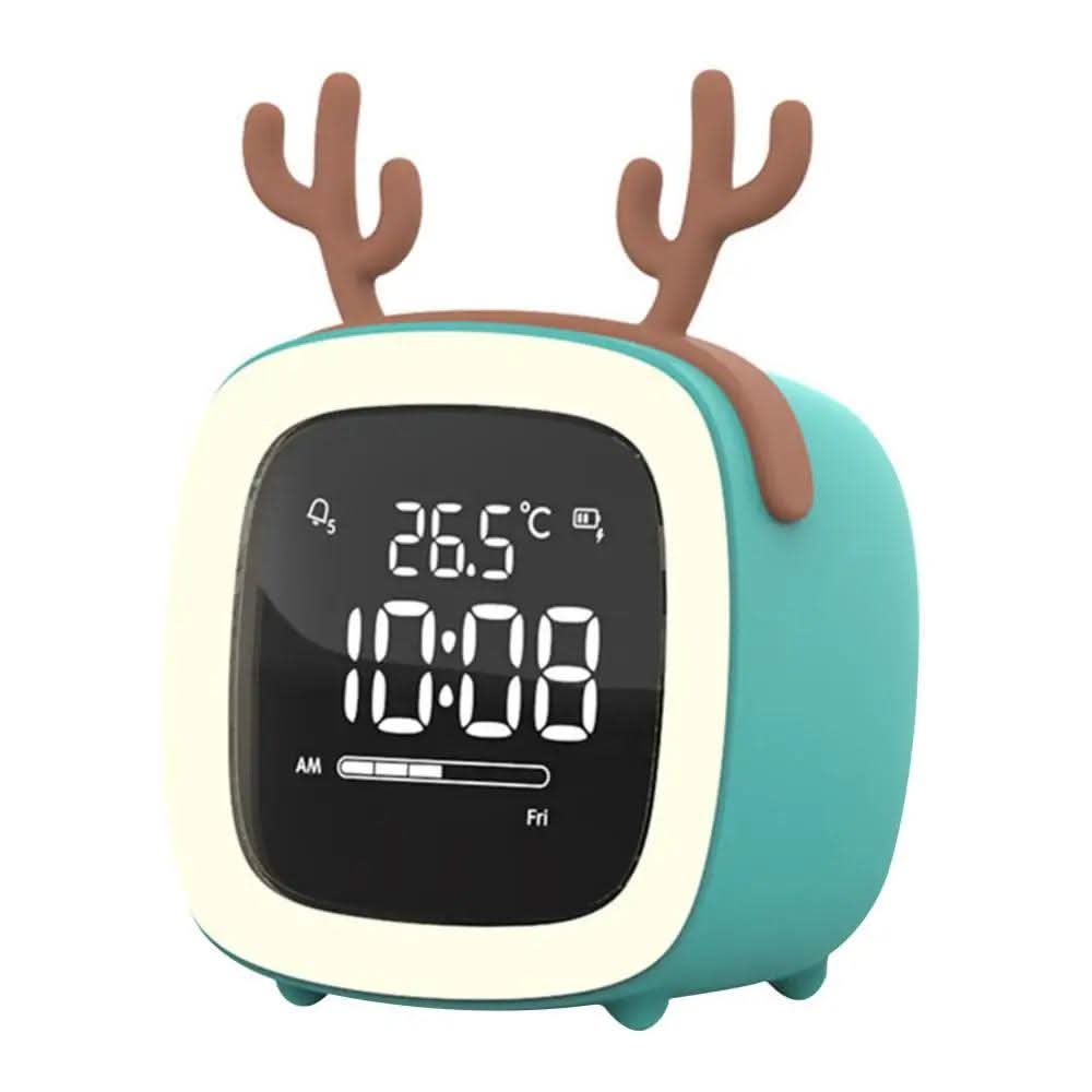 Kids Digital Alarm Clock with Night Light and Temperature