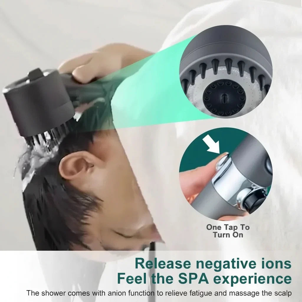 High-Pressure Filter Shower Head, 9-Layer Filter, 24 x 8 cm