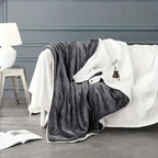 Reversible Velour and Sherpa Throw, 150 x 200 cm