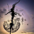 Stainless Steel Dandelion Garden Stake, 68 or 82 cm
