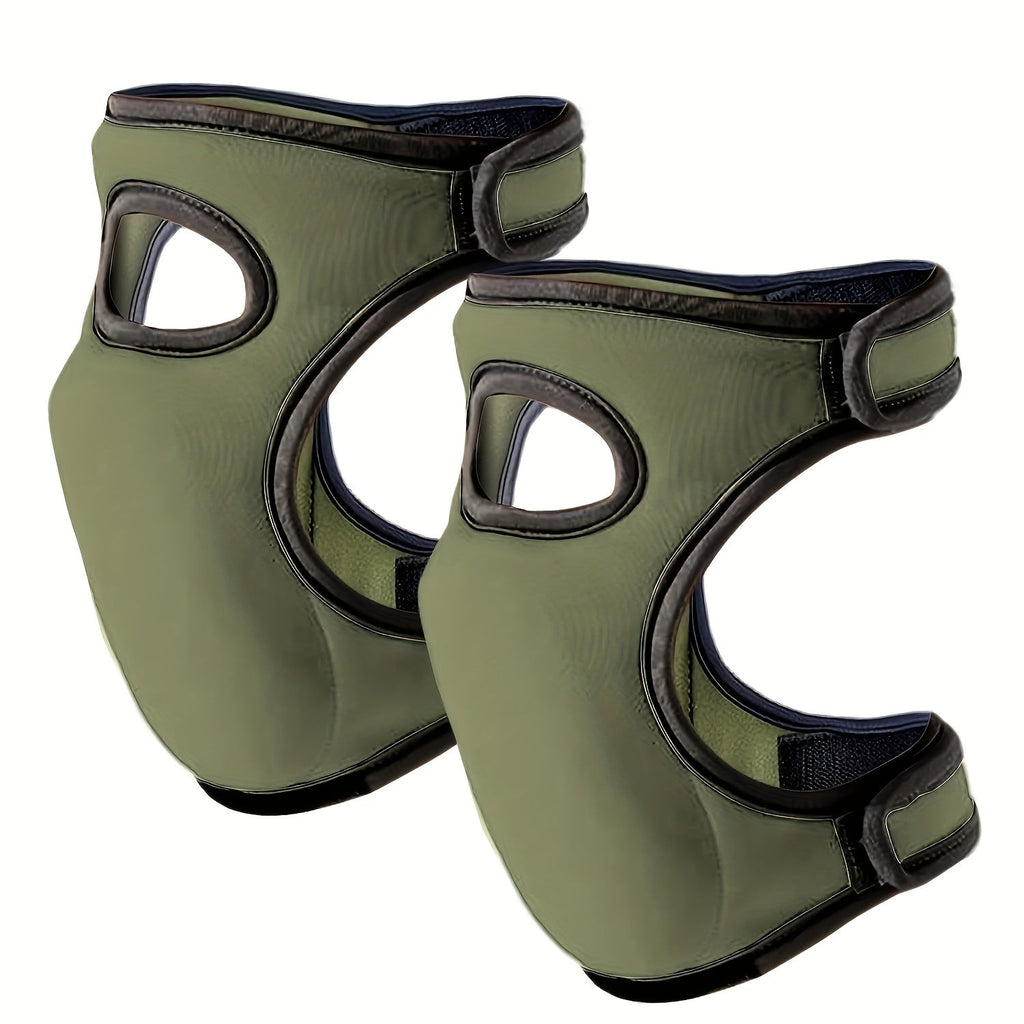 Ergonomic Knee Pads with Adjustable Straps for Gardening