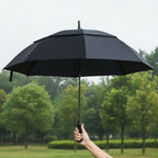 Extra-Large Automatic Vented Umbrella, Double Canopy