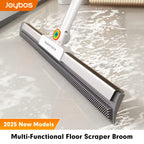 Floor Squeegee with Rubber Blade and TPE Brushes, 30 or 50 cm