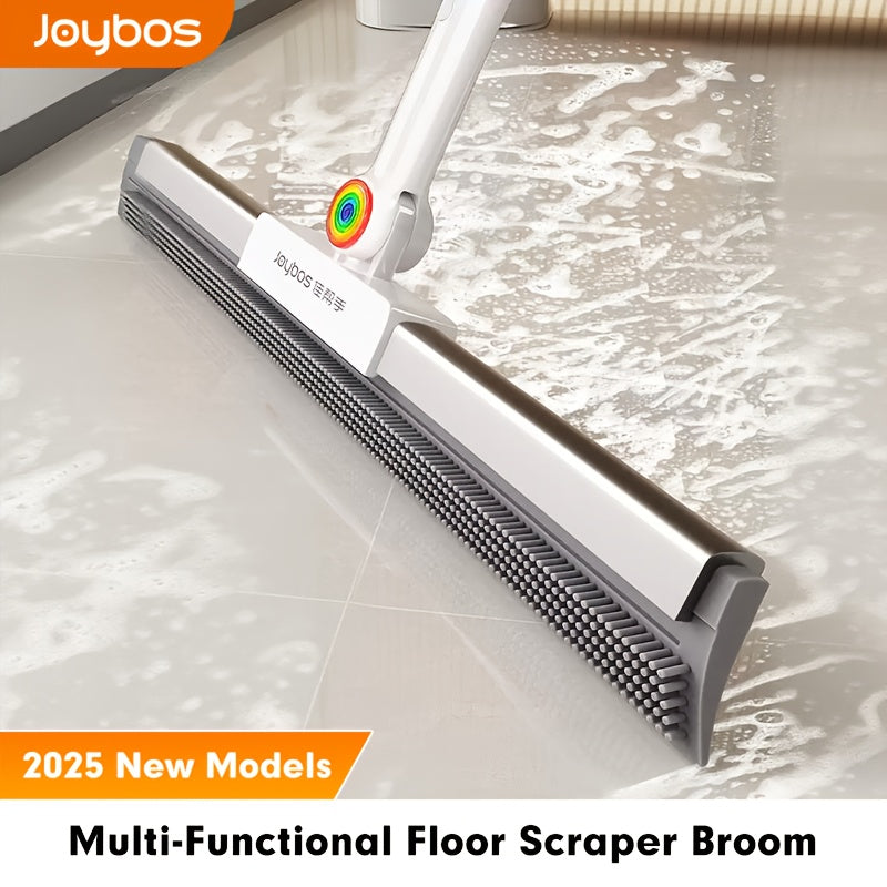 Floor Squeegee with Rubber Blade and TPE Brushes, 30 or 50 cm
