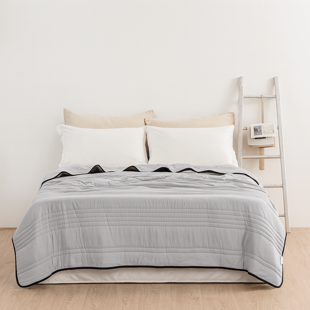 Cooling Summer Blanket, Breathable and Moisture-Wicking