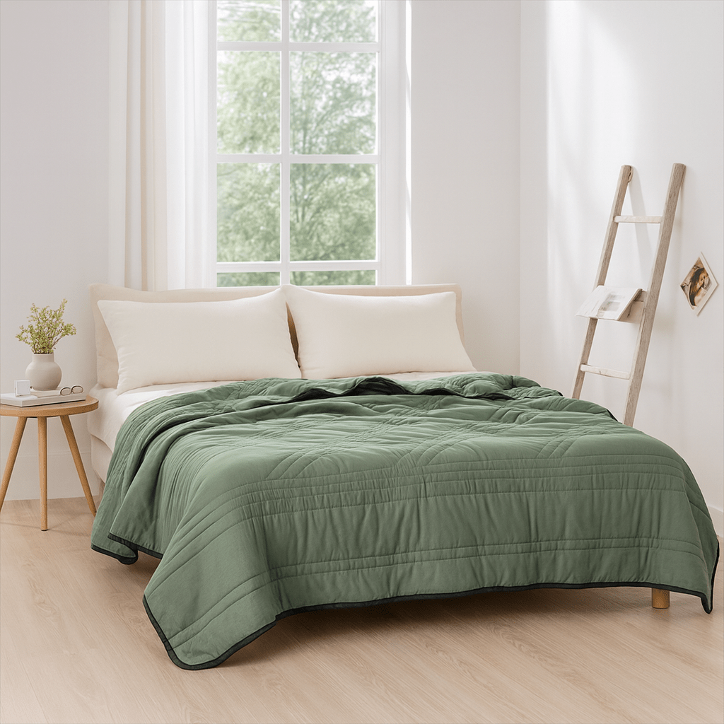 Cooling Summer Blanket, Breathable and Moisture-Wicking