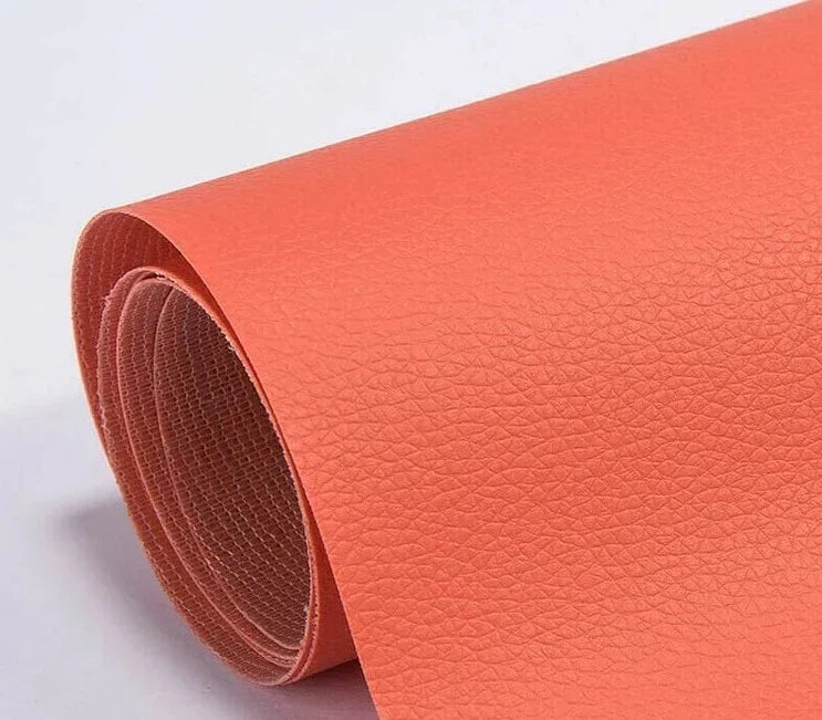 Self-Adhesive Leather Look Repair Patch, 50x138 cm, Cuttable