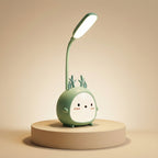 Rechargeable Kids LED Desk Lamp with Flexible Arm and Deer Motif
