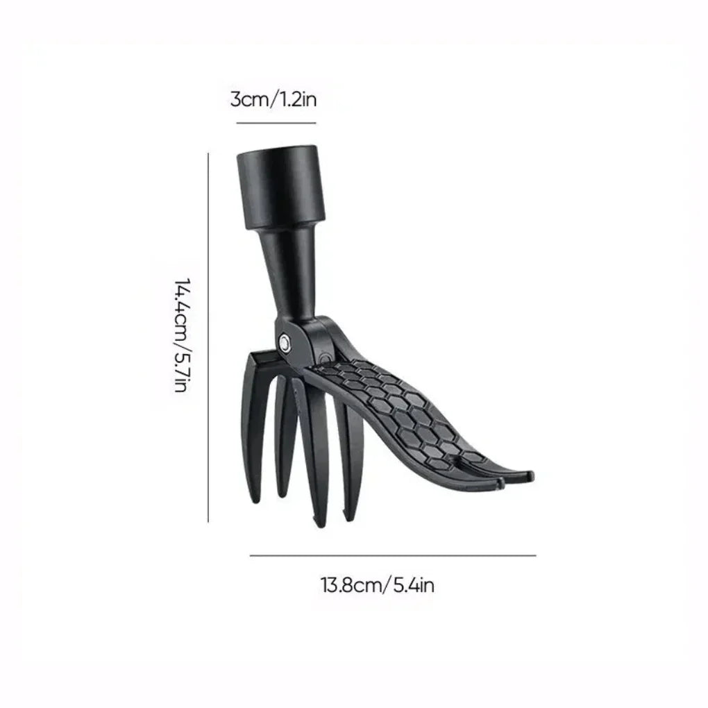 Stainless Steel Weed Puller Claw Head, Chemical-Free Weeding