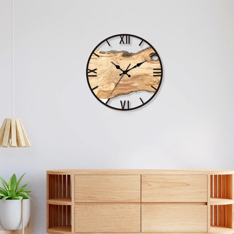 Clear Acrylic Wall Clock, 30 x 30 cm, Silent Movement