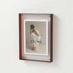 Coloured Acrylic Photo Frame for Wall or Tabletop, 5 Sizes