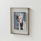 Coloured Acrylic Photo Frame for Wall or Tabletop, 5 Sizes