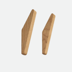 Two-Tone Solid Wood Wall Hook 13.5cm, Scandinavian Style