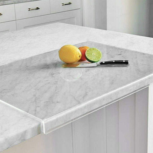 Clear Acrylic Chopping Board, Scratch Resistant Worktop Protector