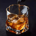 Textured Whisky Glasses, Set of 2, 300 ml Tumblers