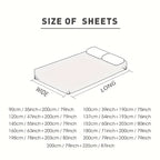Bamboo Fibre Fitted Sheet, Breathable and Cooling, 90x200