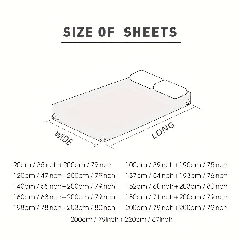 Bamboo Fibre Fitted Sheet, Breathable and Cooling, 90x200