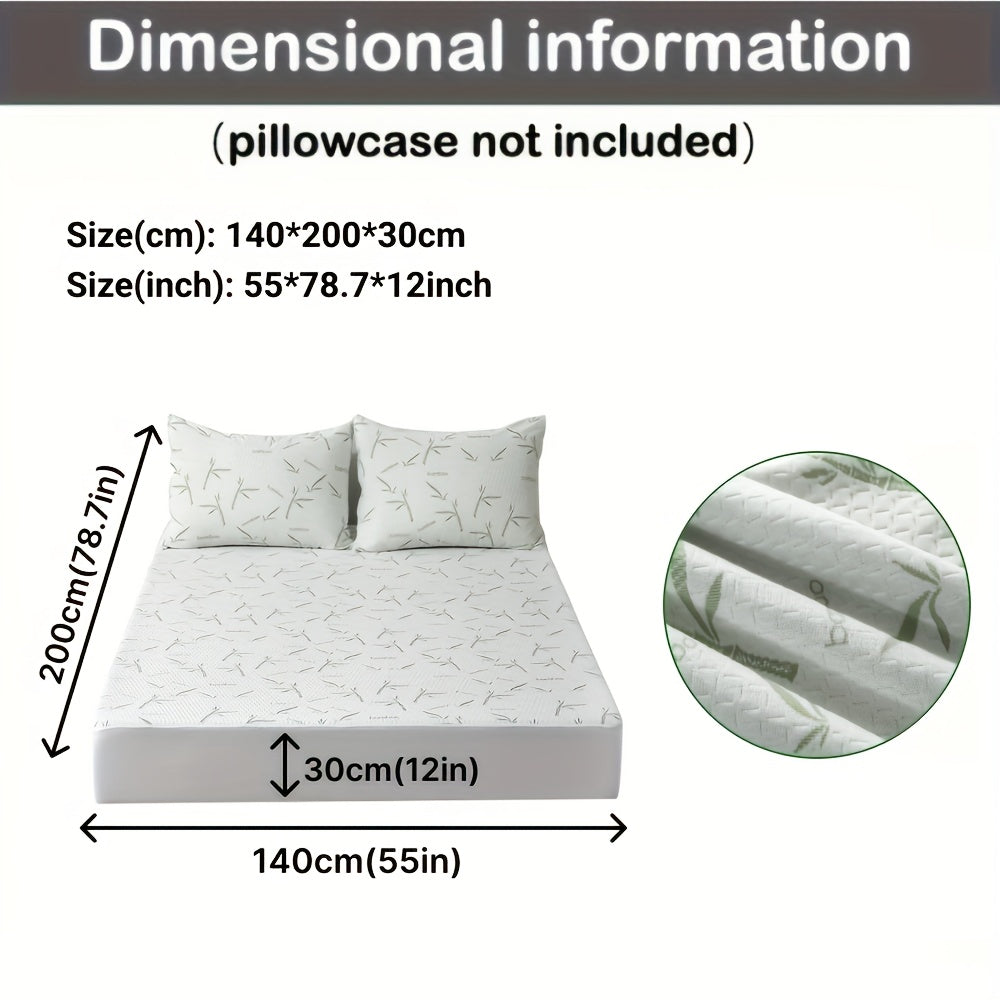 Cooling Bamboo Mattress Protector with 3D Air Layer