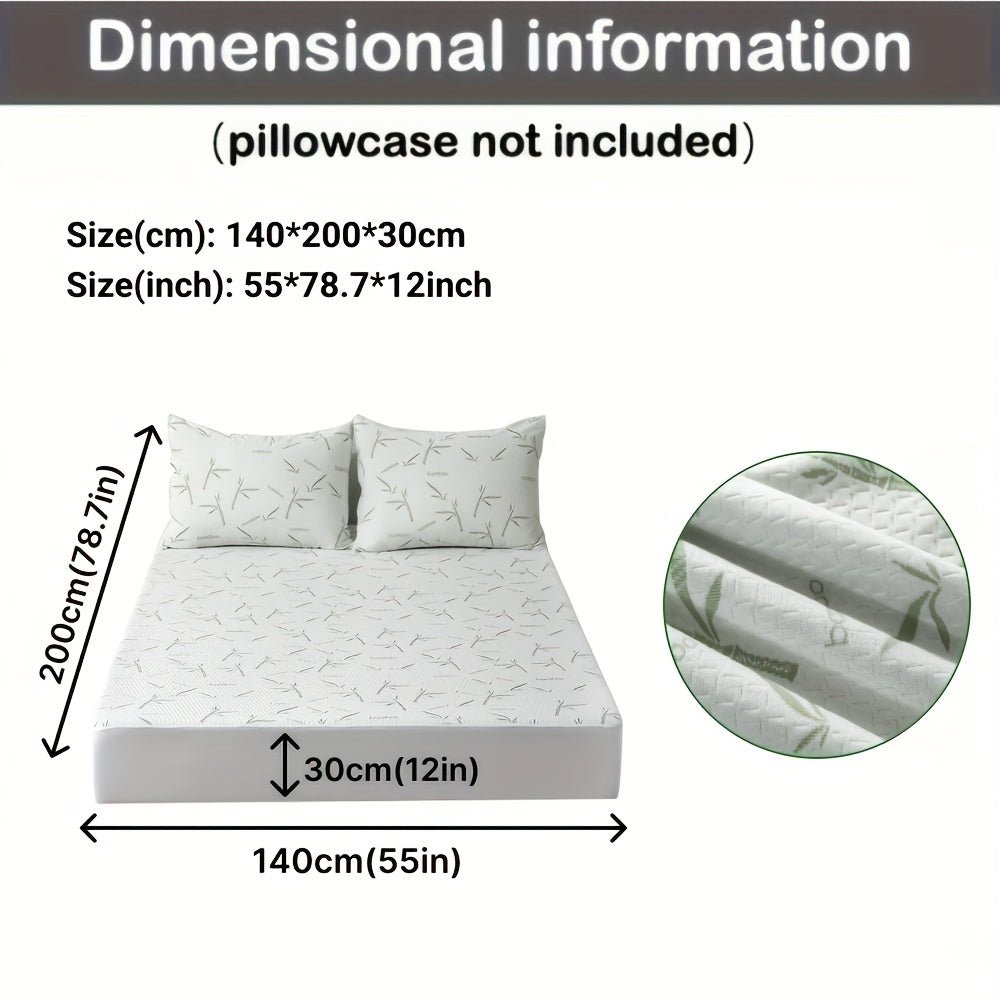 Cooling Bamboo Mattress Protector with 3D Airflow Layer