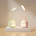 Rechargeable Kids LED Desk Lamp with Flexible Arm and Deer Motif