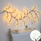 LED Flower Branch Wall Light, USB Powered Decoration